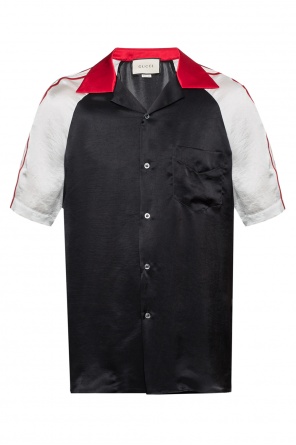 Shirt with embroidered logo, zdjęcie 1 Shirt with embroidered logo od Gucci